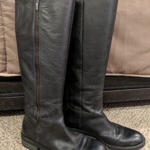 Leather high boots - Enzo Angioloni